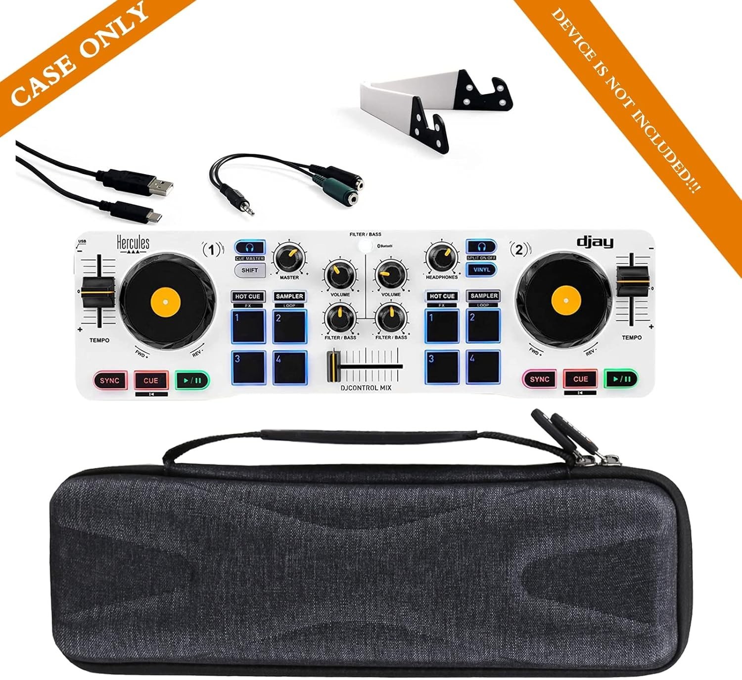 Eco-Friendly Travel Case for Hercules DJControl Mix – Secure & Durable Storage