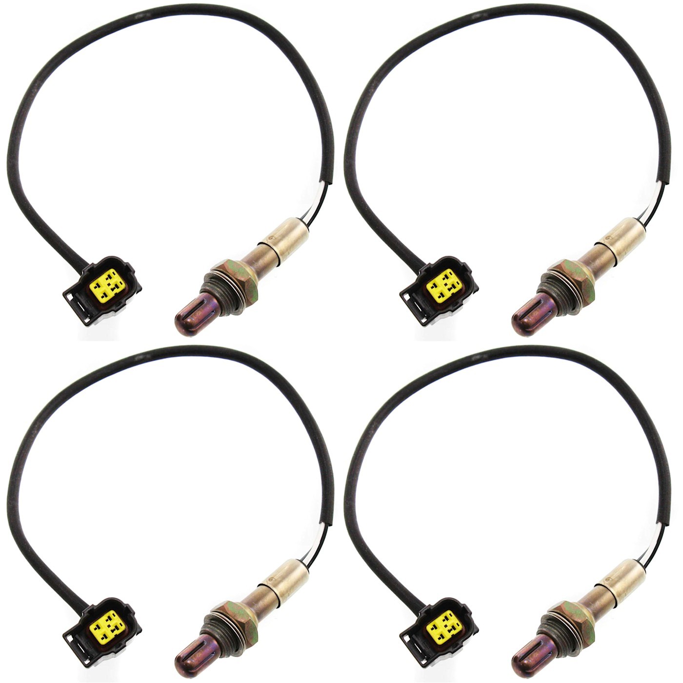 Set of 4 O2 Oxygen Sensors  Driver or Passenger Side DOWNSTREAM for VW Ram Truck