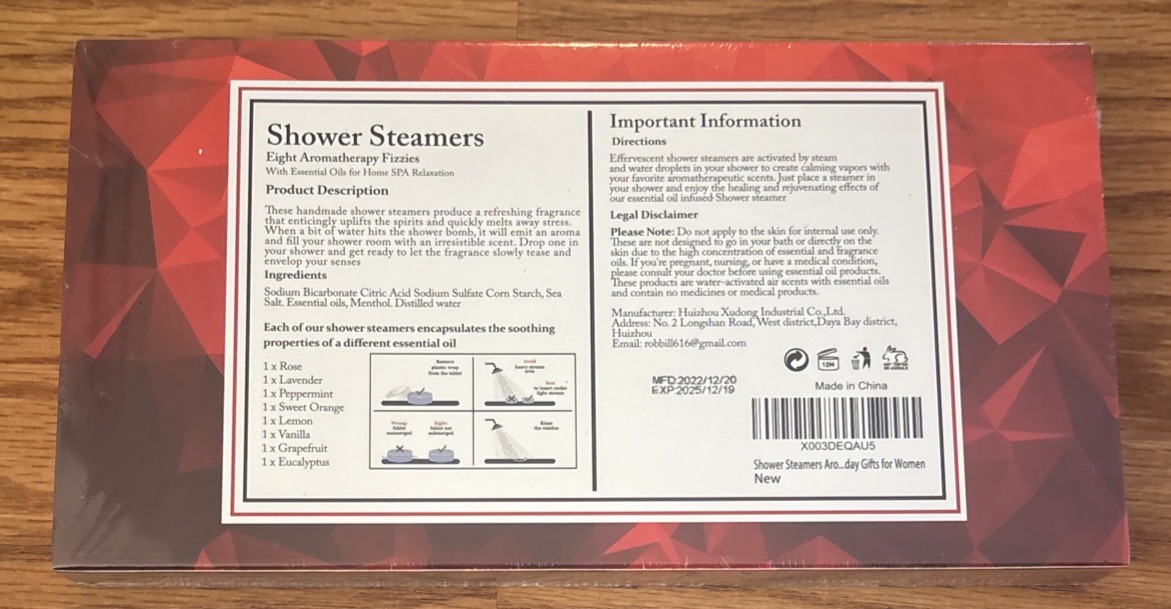 24 Pack Shower Steamers Aromatherapy w/ Essential Oils Shower Bombs (3 Boxes)