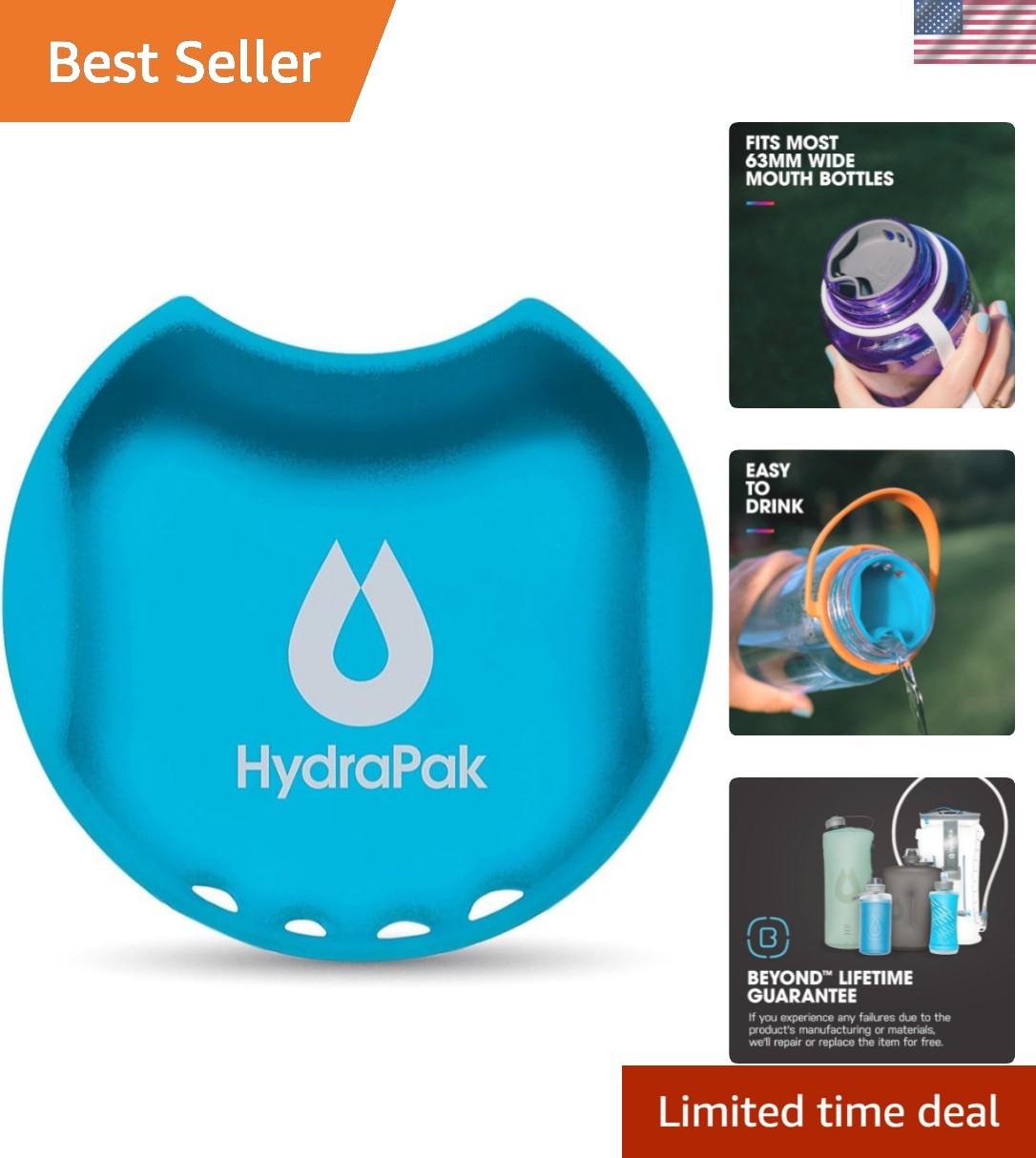 Durable Silicone Wide Mouth Splash Guard - Prevent Spills Anywhere You Go