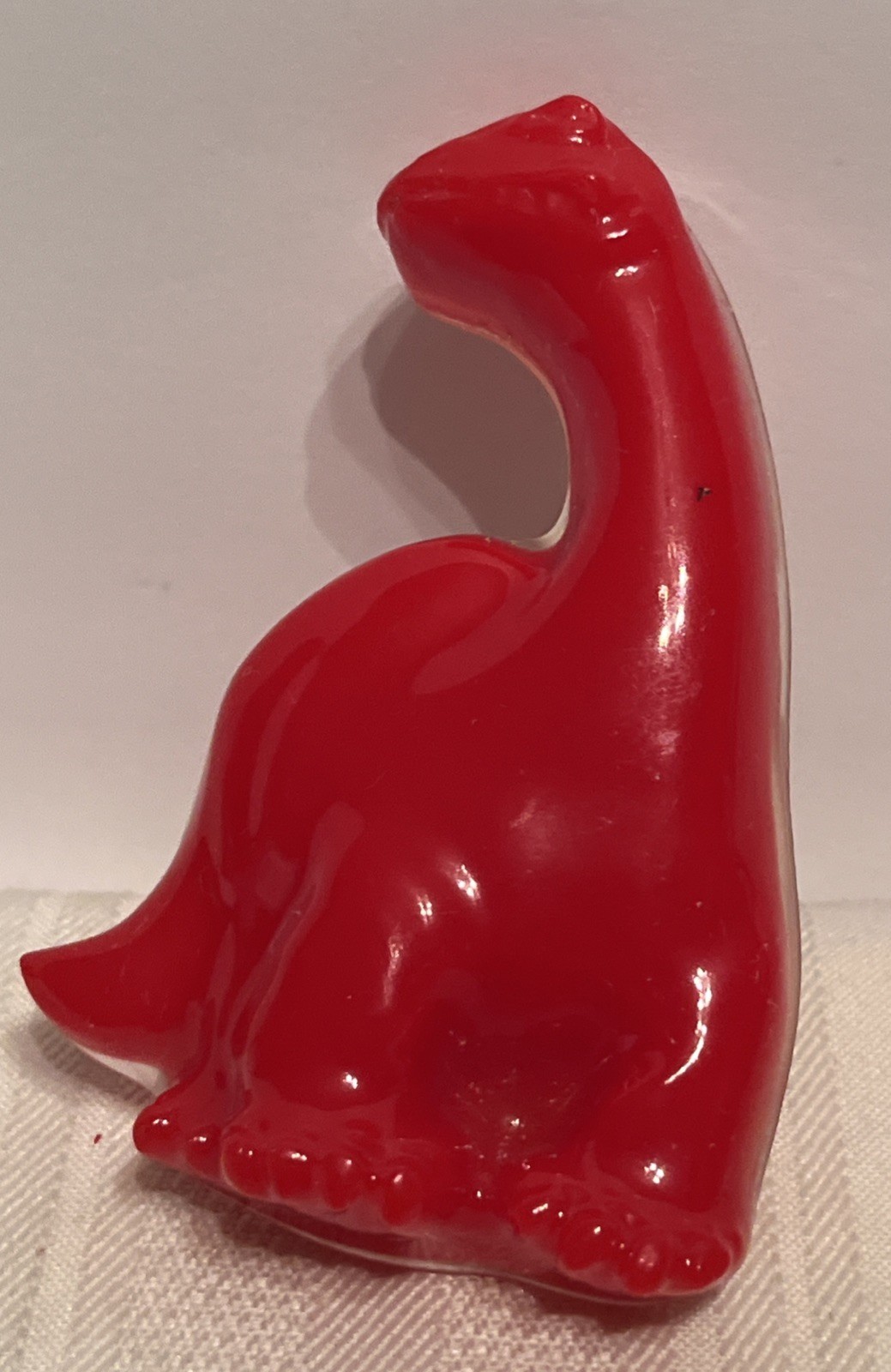 Vintage 1980’s Brontosaurus Dinosaur Red Plug In Night Light Works!