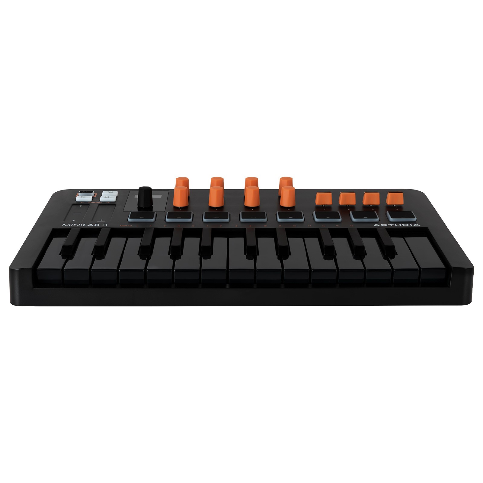 Arturia MiniLab 3 Orange Edition 25 Key MIDI Keyboard Controller with Case