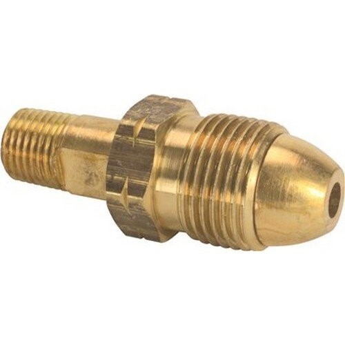 ME318 1/4" Male NPT To Hard Nose POL Full Flow Marshall Excelsior Propane LPG