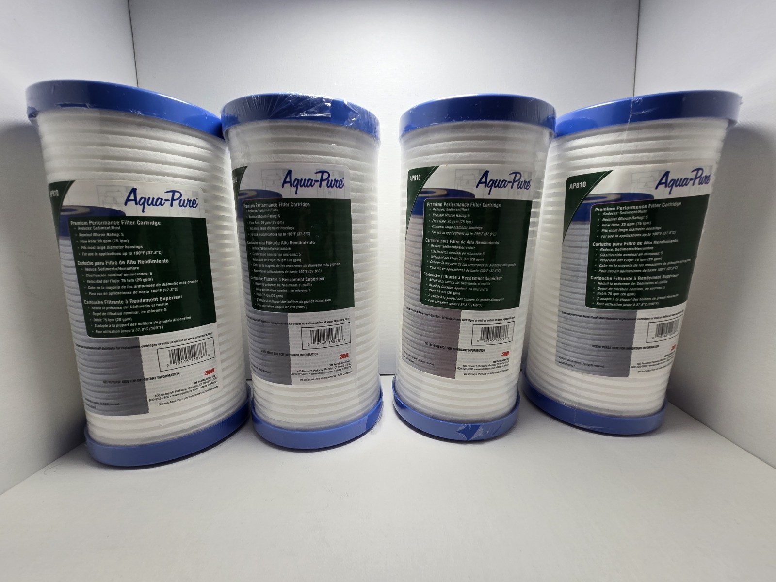 AQUA-PURE AP810 Premium Performance Filter Cartridge 4 pack
