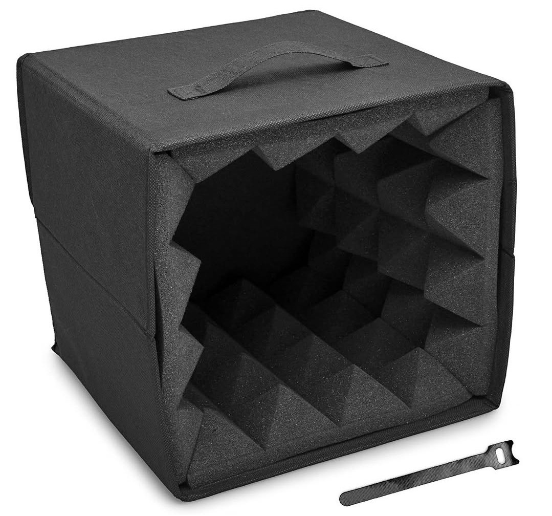 CLARAWOOD Portable Voice Booth Isolation Box Foam Mic Recording Shield Kit Audio