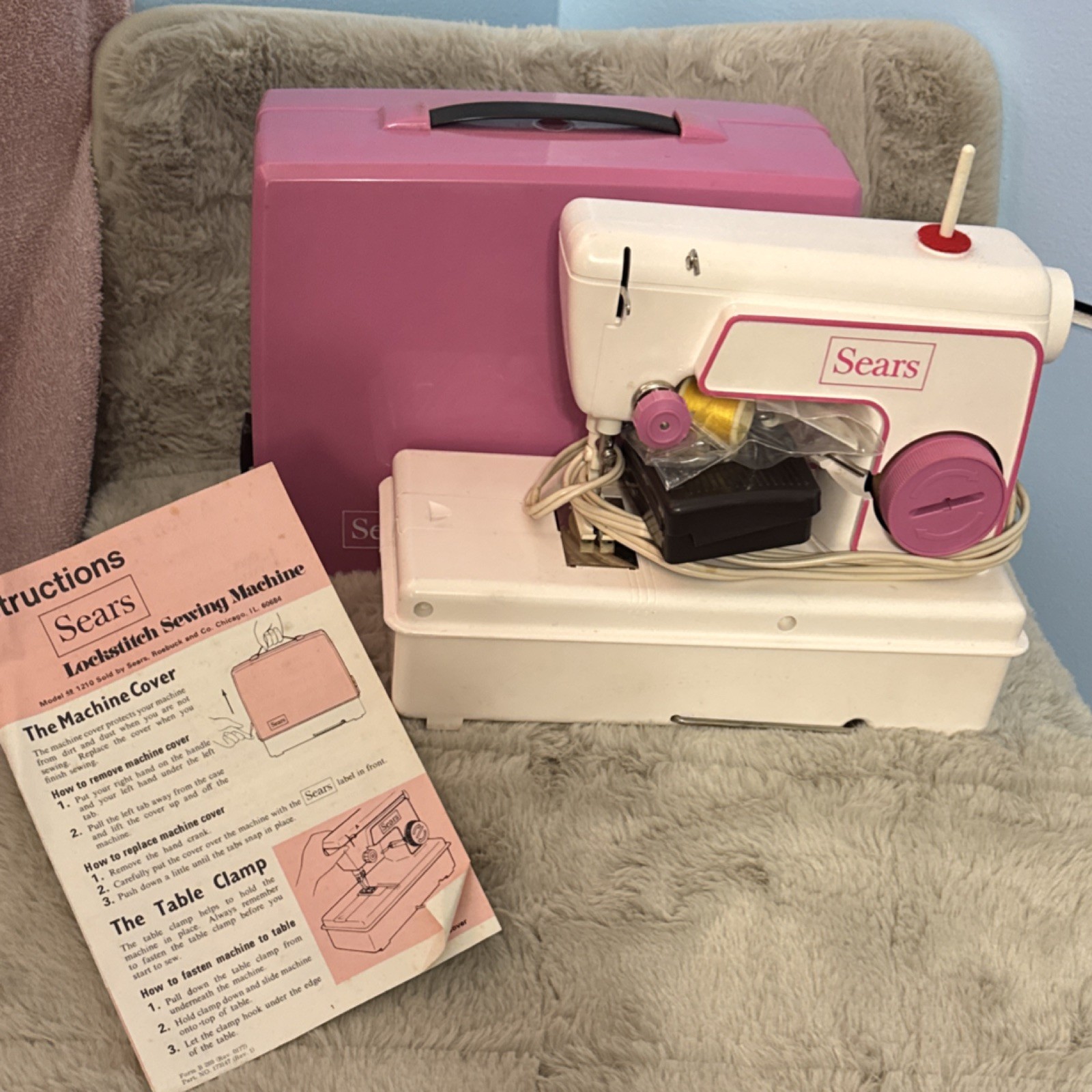 Used Sears Lockstitch Children's Sewing Machine