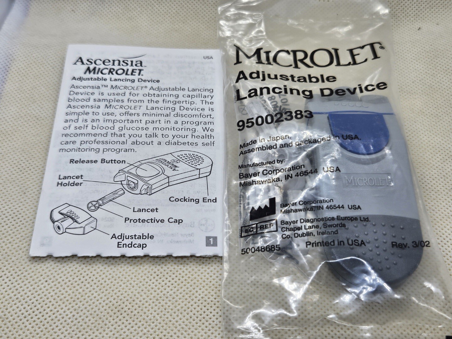 Bayer Microlet 2 Adjustable Lancing Device