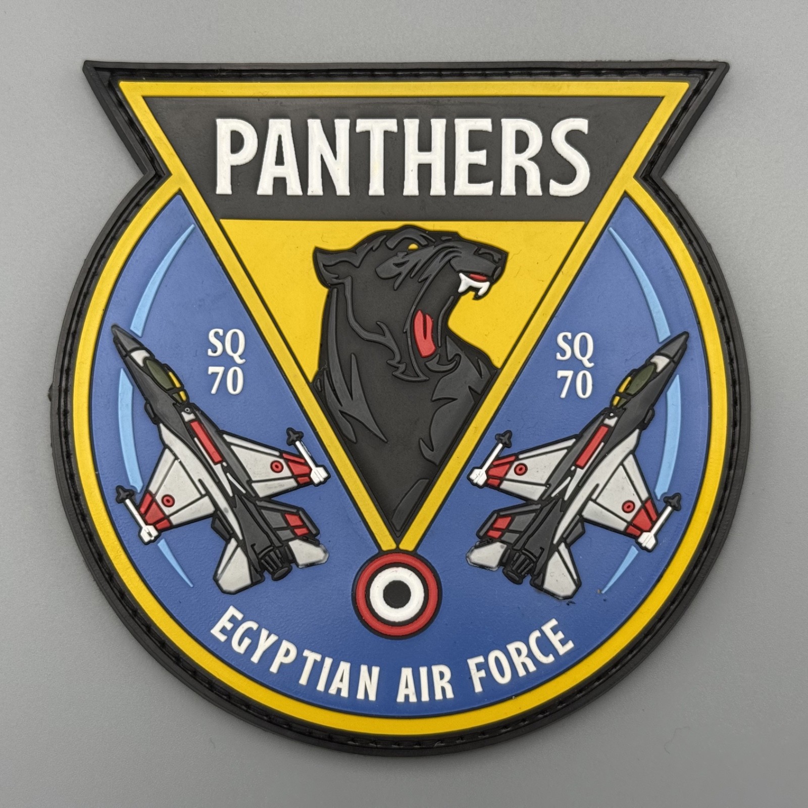 Egypt Air Force Patch Panthers 70 SQ Egyptian F-16C/D Fighting Falcon fighter