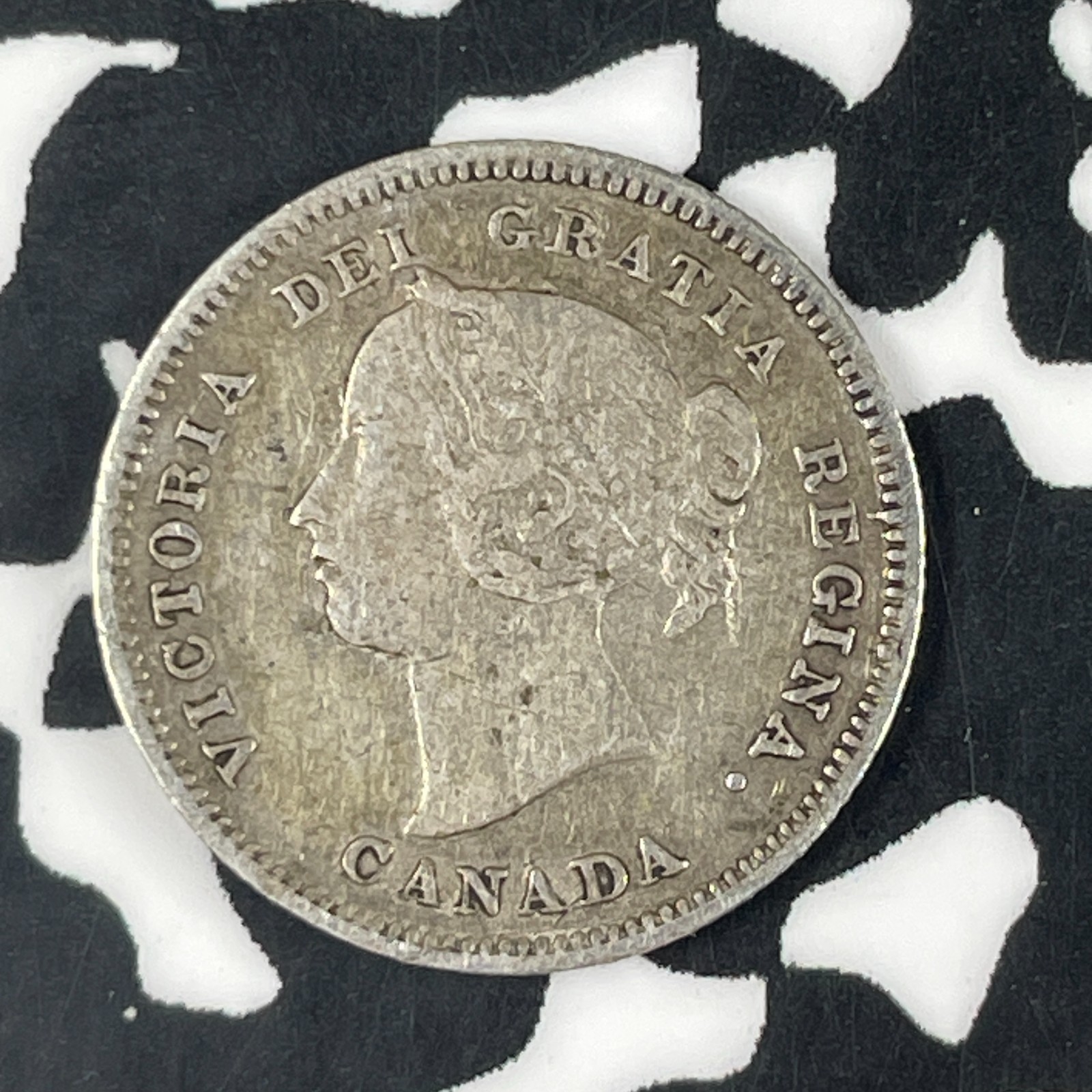 1888 Canada 5 Cents Lot#F1265 Silver!