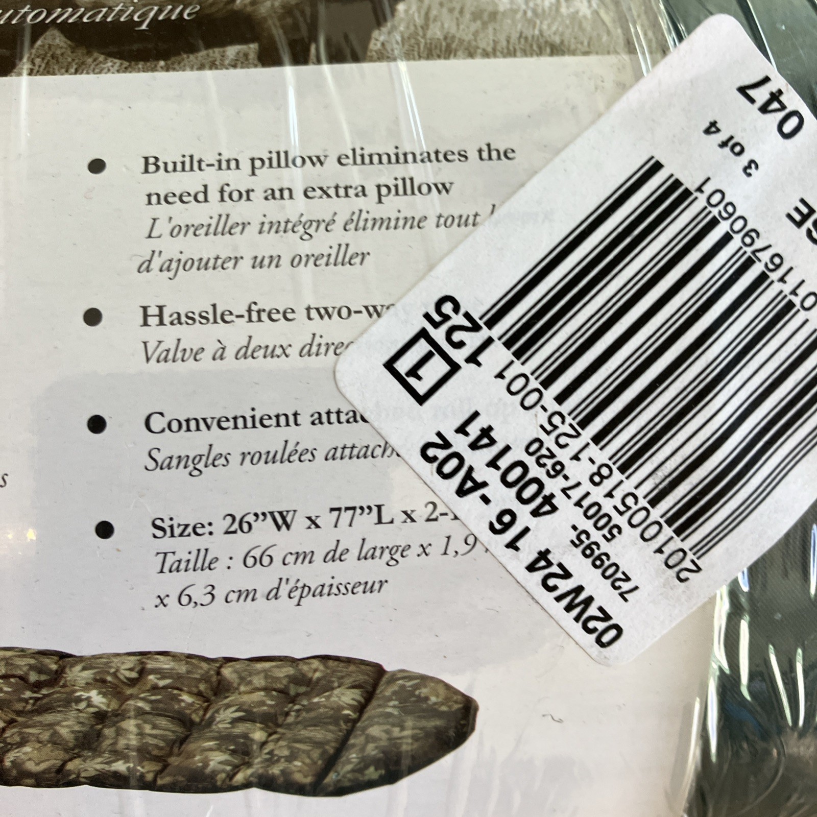 Cabela's Trekker Self-Inflating Hunting Backpacking Camping Sleeping Pad