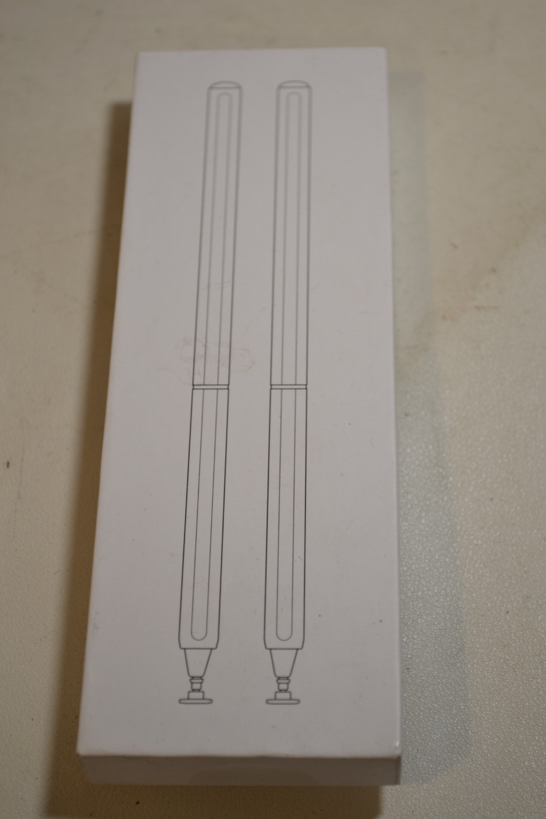 Set Of 2 OASO Stylus Pens (2 White) With 2 Carrying Sleeves
