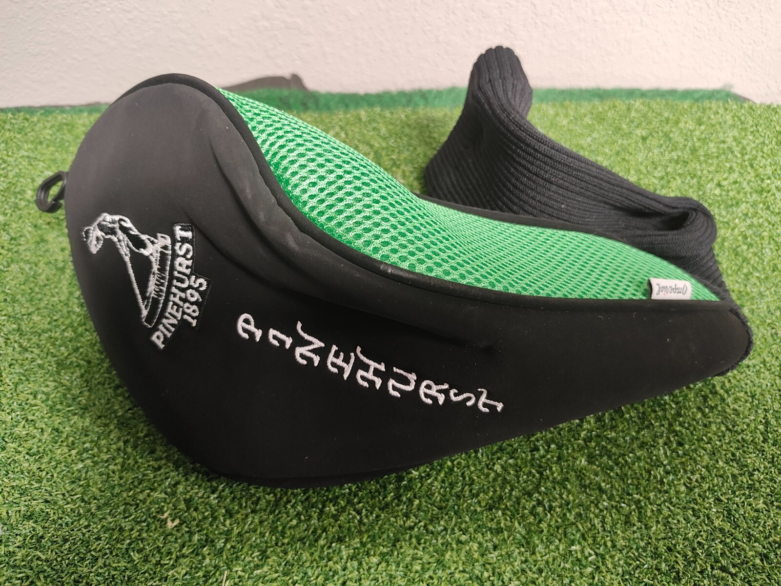 NEW PINEHURST DRIVER HEADCOVER BLACK/GREEN