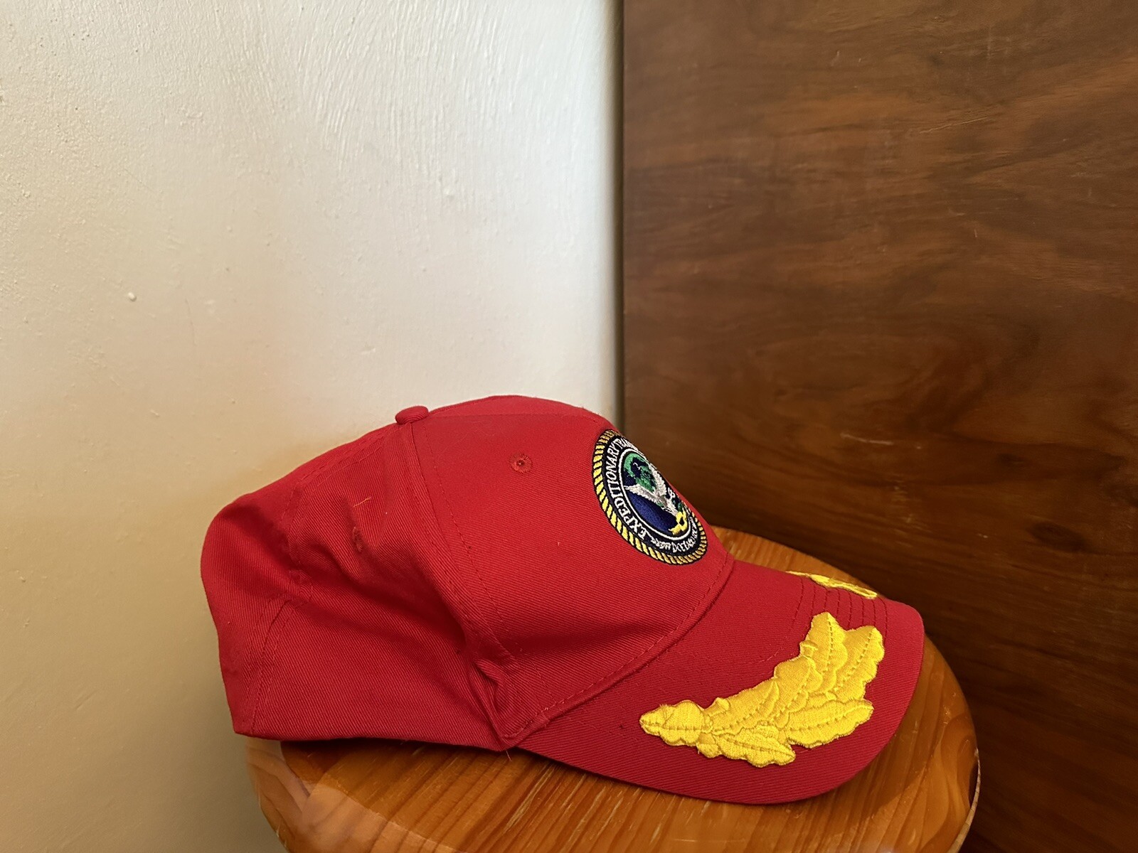 U.S. Expeditionary Training Group Hat Baseball Embroidered Cap Red