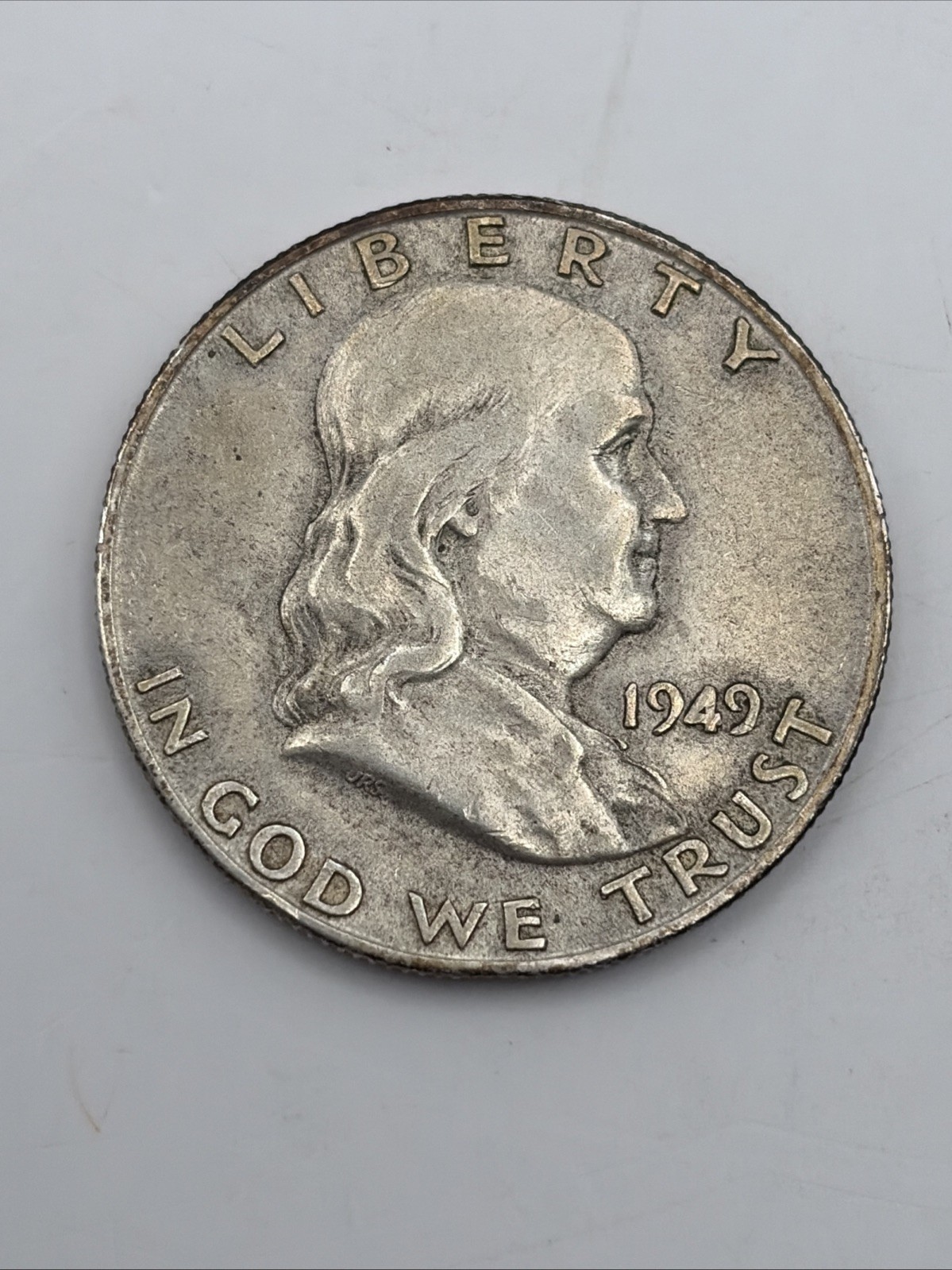 1949 D Franklin Half Dollar 90 % Silver United States
