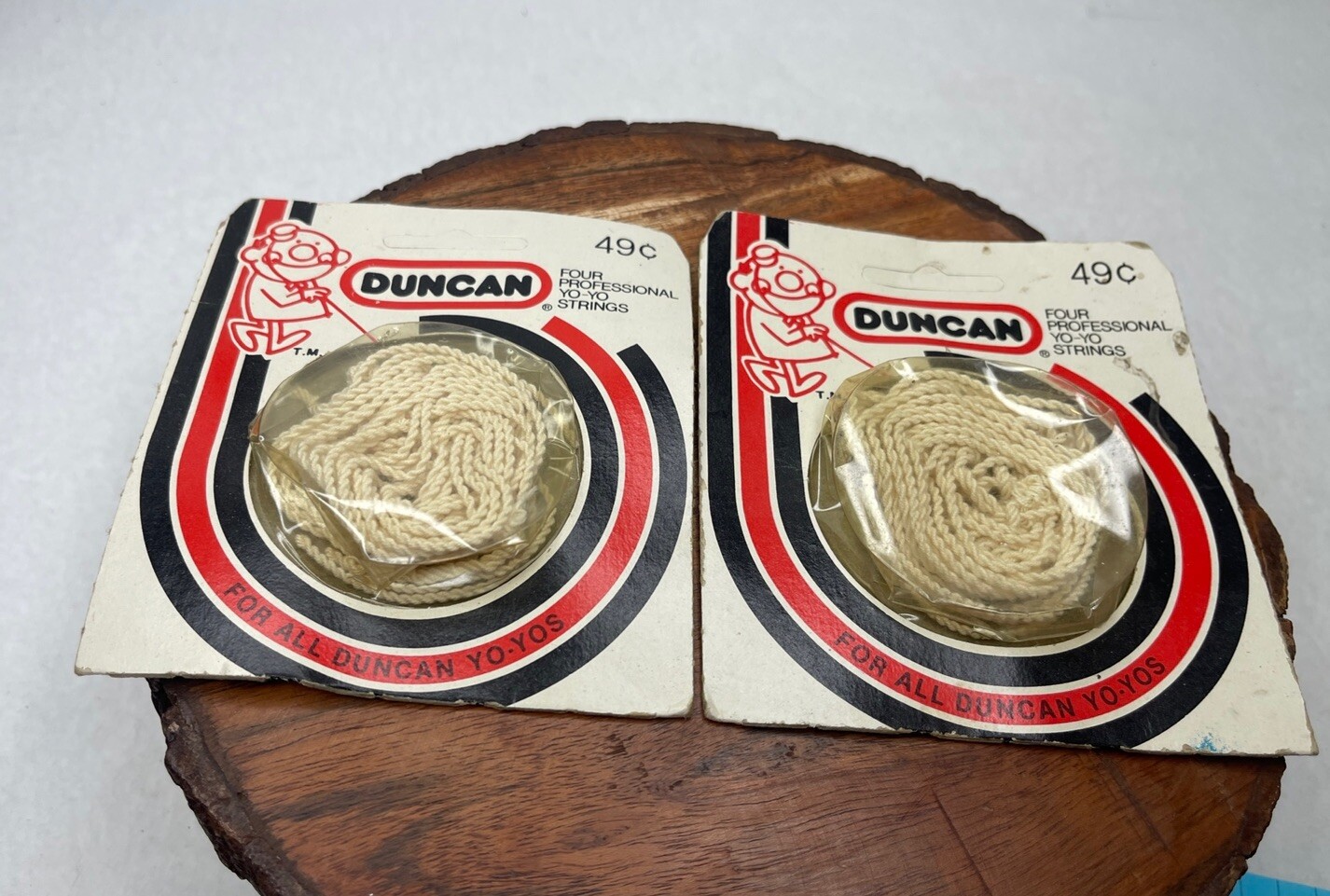 NOS Vintage 1970s Genuine Duncan Toy Company Yo-Yo Strings~2 Packs