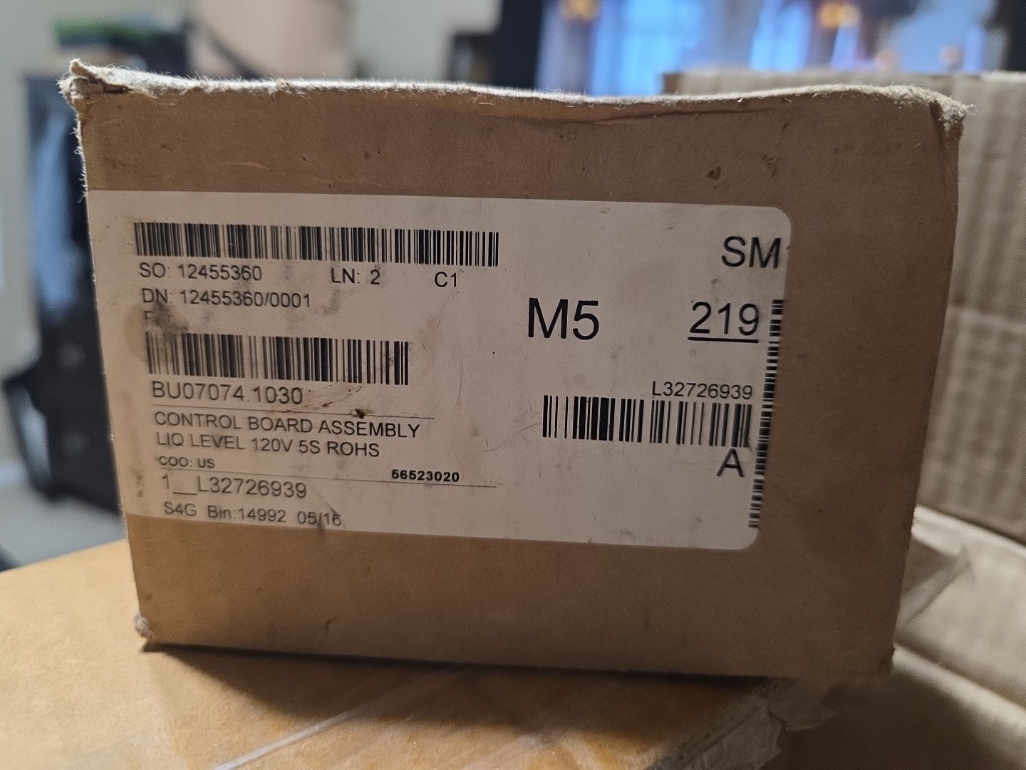 Bunn 07074.1030 CB ASSY, CONT LIQ LVL-120V 5S BU07074.1030