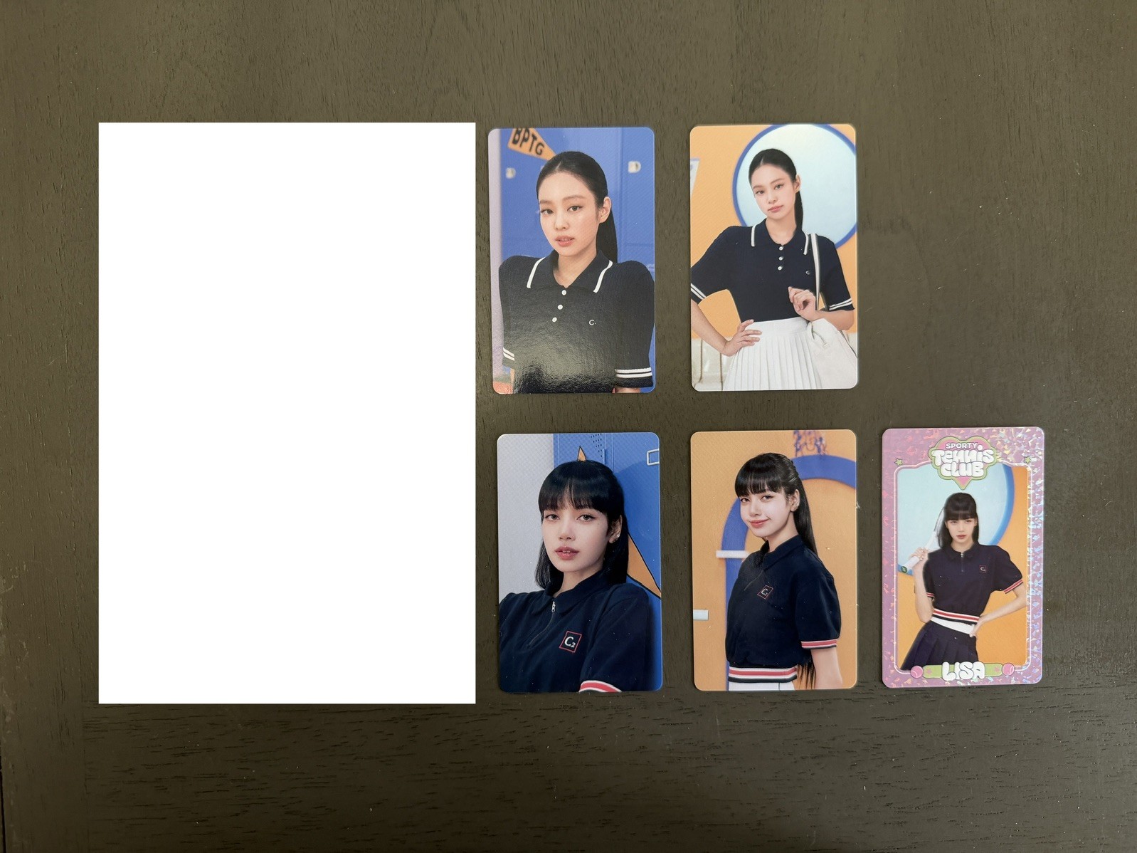 BLACKPINK The Game, SPORTY TENNIS CLUB EDITION BPTG  OFFICIAL PHOTOCARD