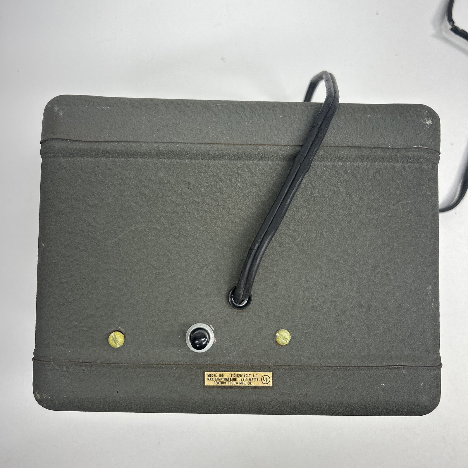 Vintage Darkroom Film Processing Unit Century Tool & Mfg. Co. Model 100