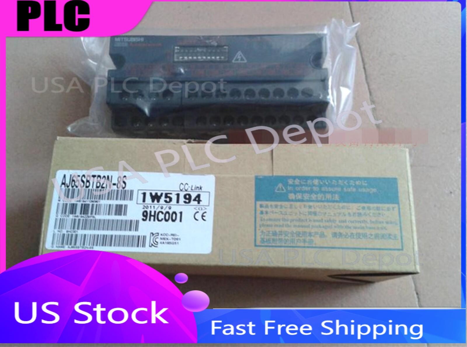 NEW MITSUBISHI AJ65SBTB2N-8S CC-Link System Small Type Remote I/O Module