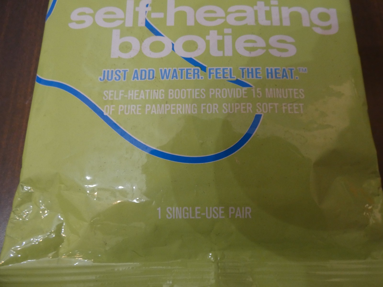 True Blue Spa New Self Heating Booties New 1 Single Use Pair