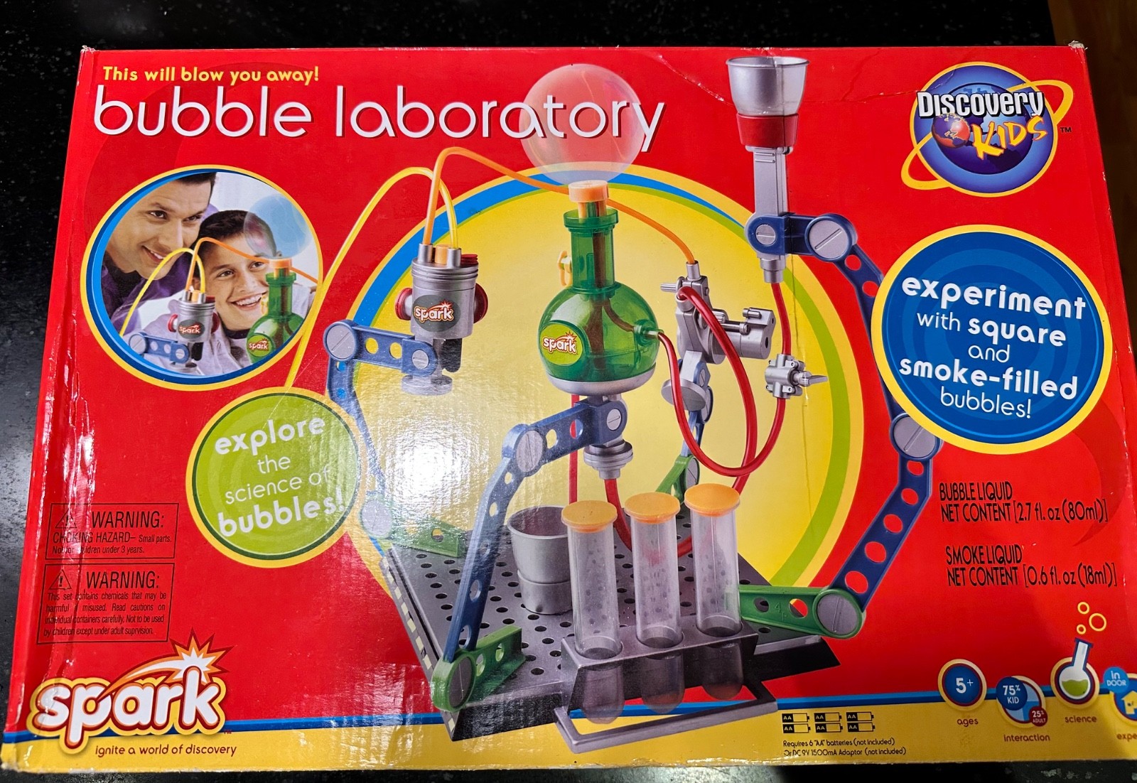 New in Box DISCOVERY Kids Bubble Laboratory STEM Learning Kit