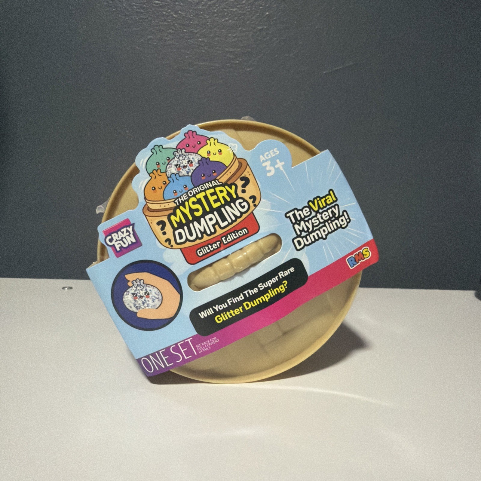 Crazy Fun Mystery Dumpling Glitter Edition Blind Pack Set, Ages 3+ NEW