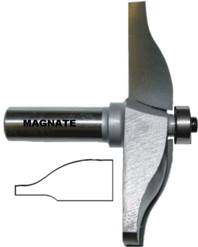 Magnate 3805B Raised Panel Router Bit, Horizontal Ogee - Profile; 1-1/2" Reveal