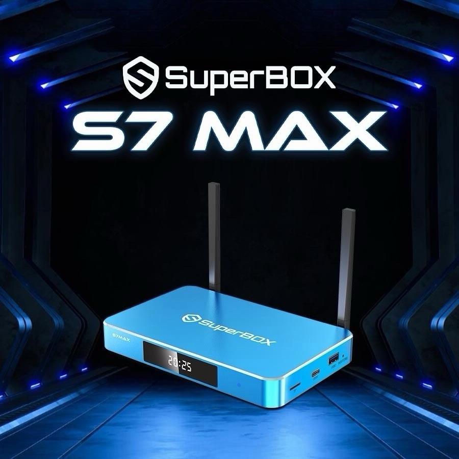 -SuperBox S7 MAX 6K Ultra HD Media Streaming Box 64GB Voice Command HDMI USB