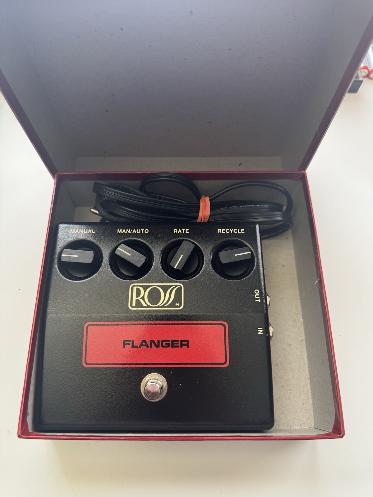 Vintage 70’s Ross Flanger New In Box Legendary SAD1024 BBD Flanger Sound!