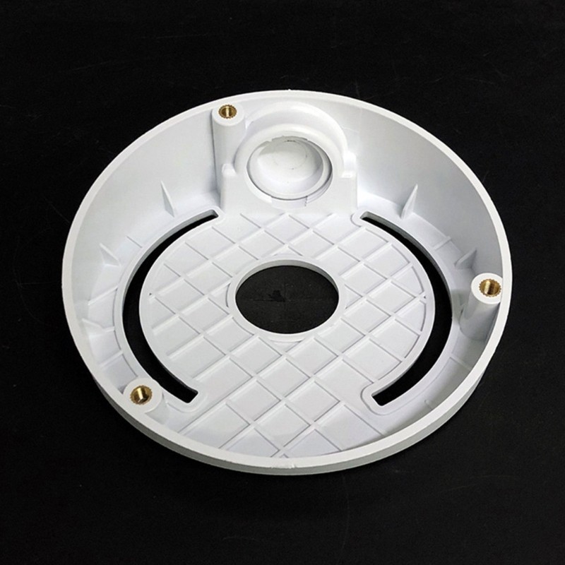 Compactly Sloped Security Camera Mount Lightweight Plastic Base For Space Saving