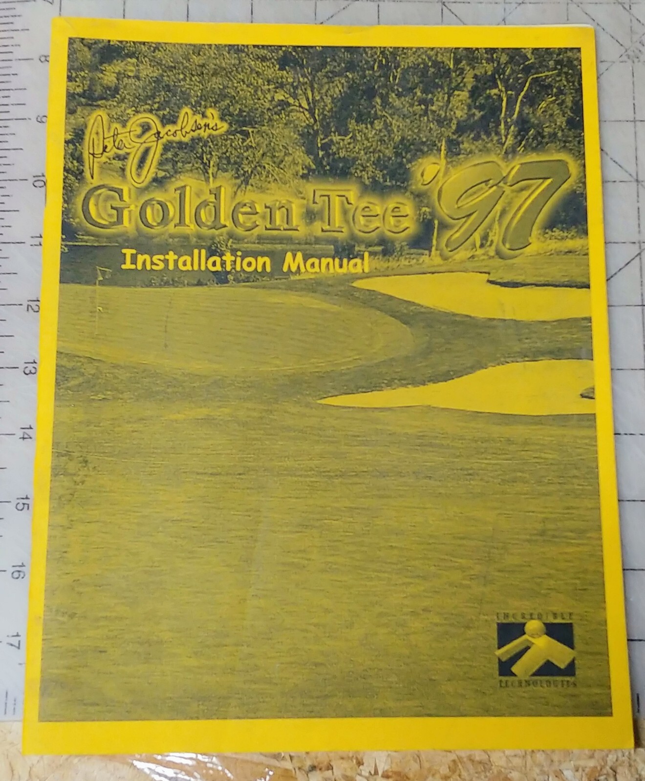 Golden Tee '97 Arcade Game Installation Manual, Incredible Technologies 1997