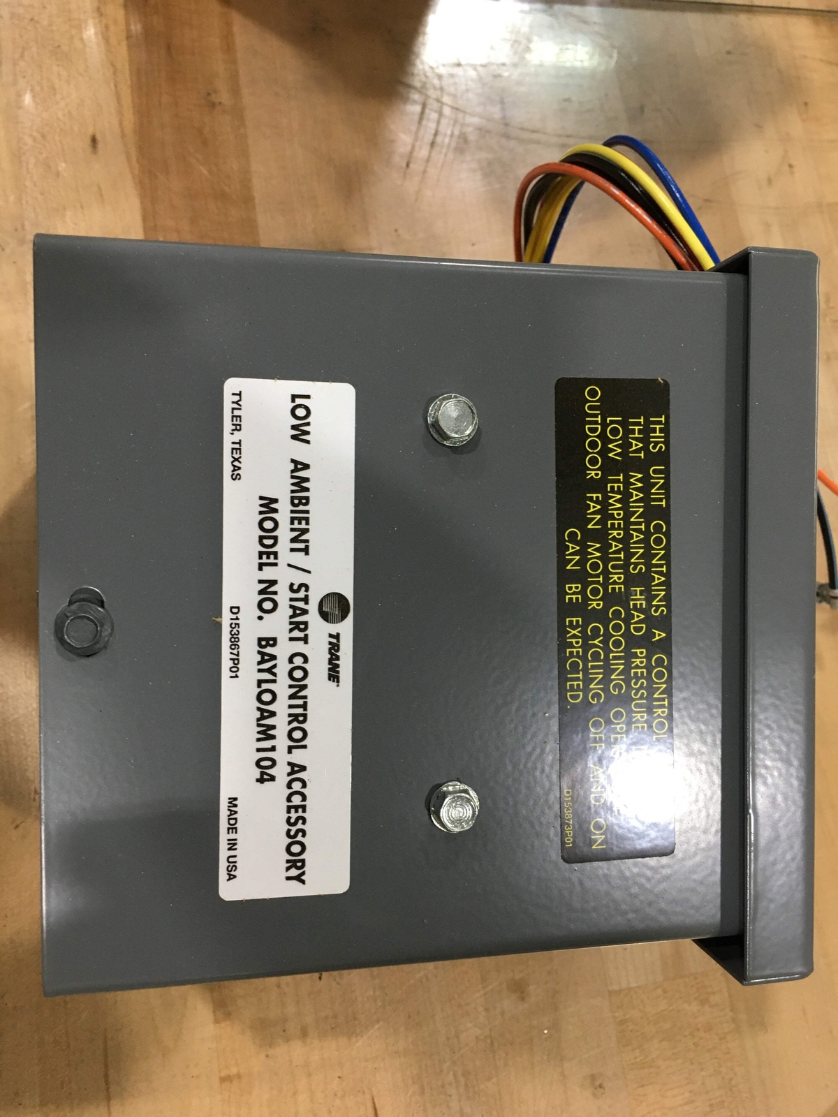 TRANE BAYLOAM104 LOW AMBIENT/ START CONTROL ACCESSORY (150963)