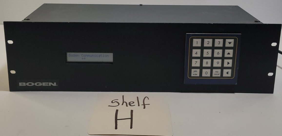 BOGEN MASTER CLOCK CONTROLLER RS485
