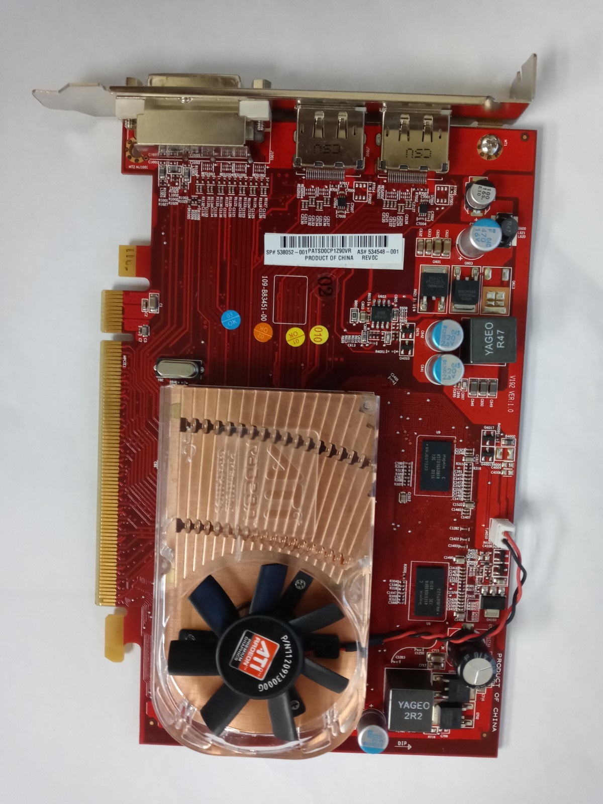 ATI Radeon Graphics Card 109-B83451-00 102B8340100 102-B83401 OEM PCIe