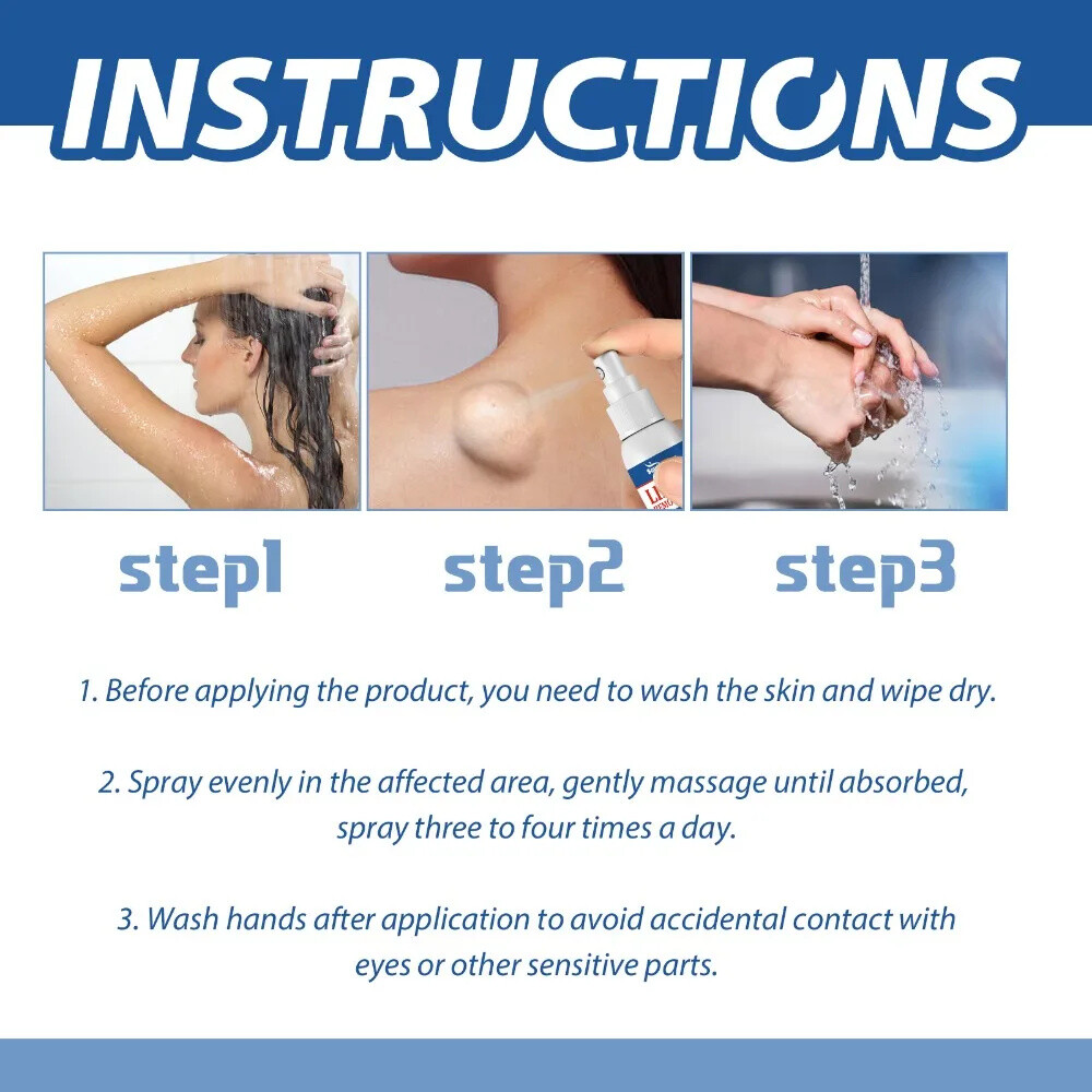 2PCS Lipomheilung Reduction Spray, Instant LumpFree Lipoma Removal Spray USA Hot