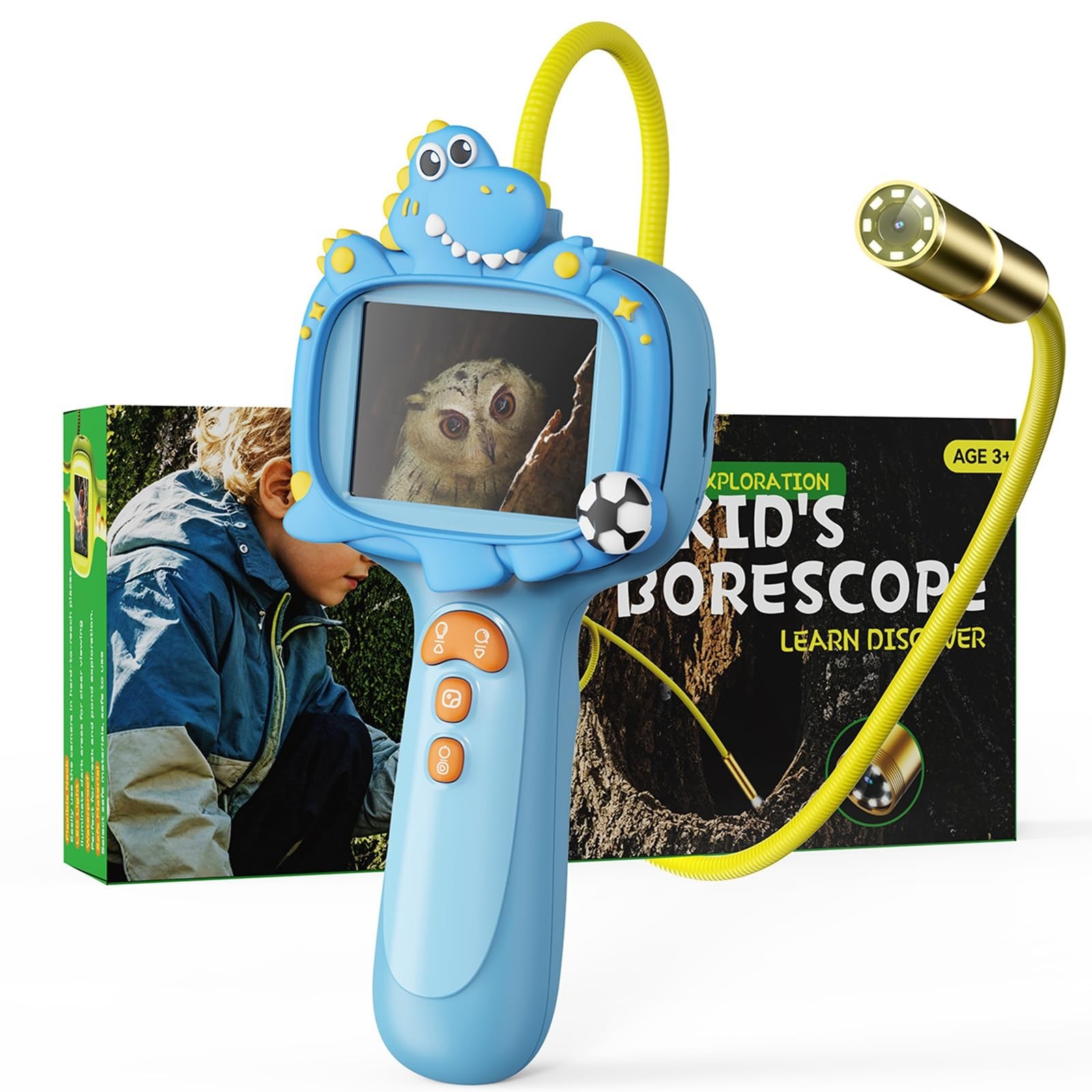 STEM Borescope Camera with Light - Educational Toy for Kids 4-10, Outdoor Explor