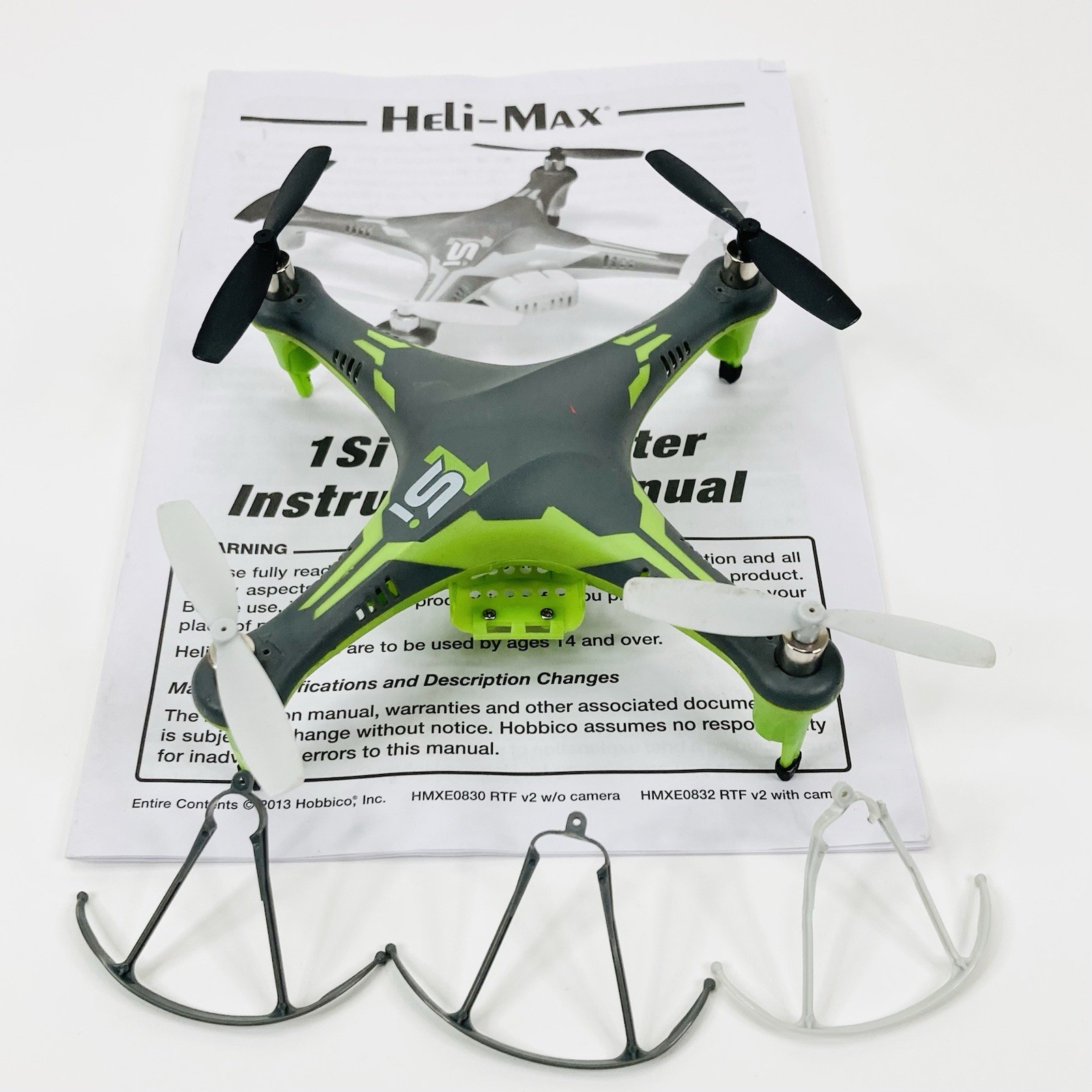 Helimax 2.4GHZ TX465 SLT 1Si Quadcopter Parts Unit No Camera All Motors Are Good