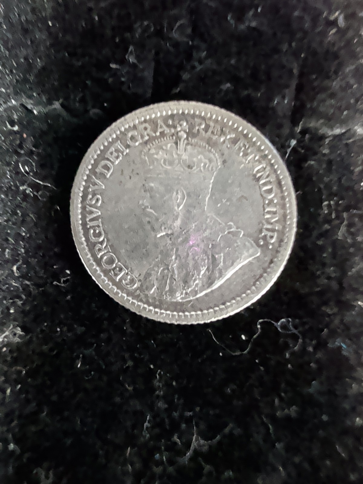 1913 Canada 5 Cents Silver