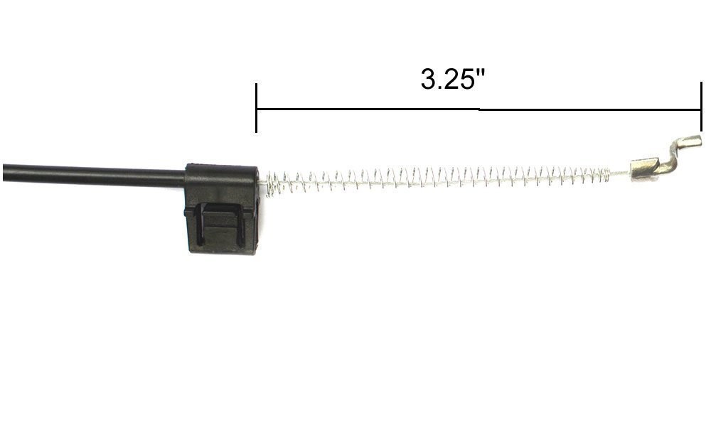 Alemon 3.25 INCH Black Recliner Cable with 1 Pc Inch Cable,