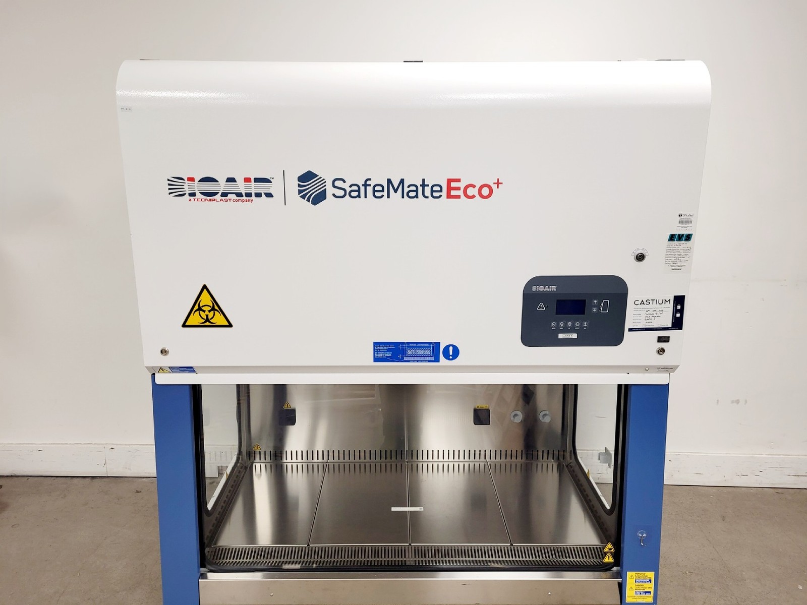 BioAir Safemate ECO+ 1.2BS Class II Microbiological Safety Cabinet w/ Stand