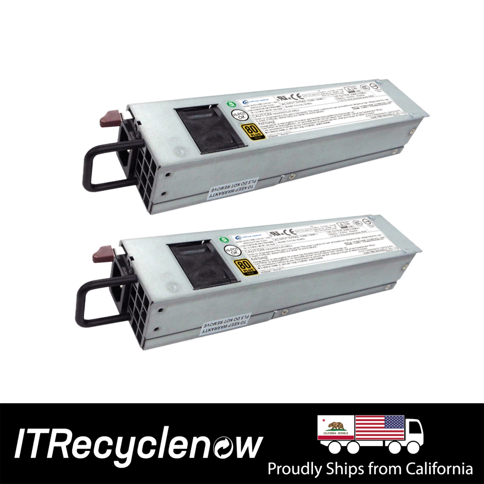LOT OF 2 EdgeCore CPR-4011-4M21 400W Redundant Power Supply for AS56XX Switches