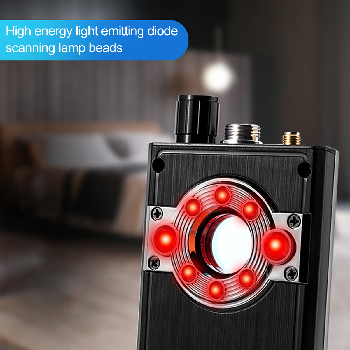 K68 Anti-Spy RF Detector Camera GSM Audio Bug GPS Finder Scanner Tracker 2024