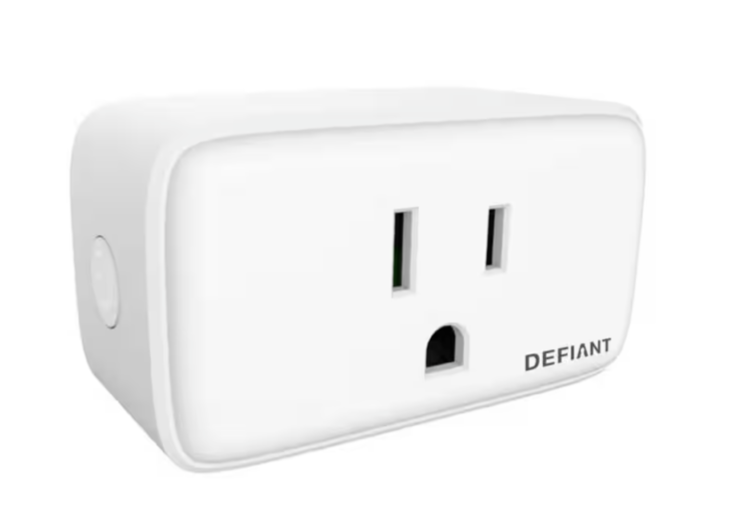 Volt Indoor Smart Plug & Timer Wi-Fi Bluetooth Single Outlet Powered by Hubspace