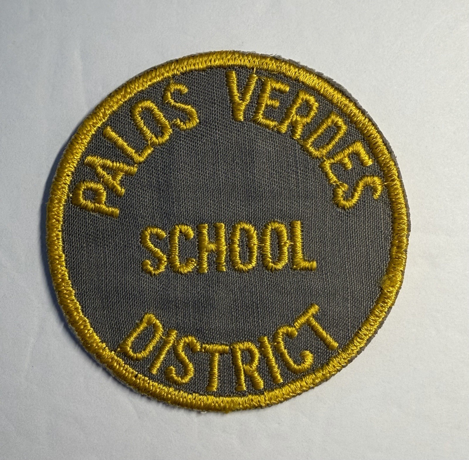 VINTAGE CALIFORNIA PALOS VERDES SCHOOL DIST PATCH LOS ANGELES COUNTY #PDD94