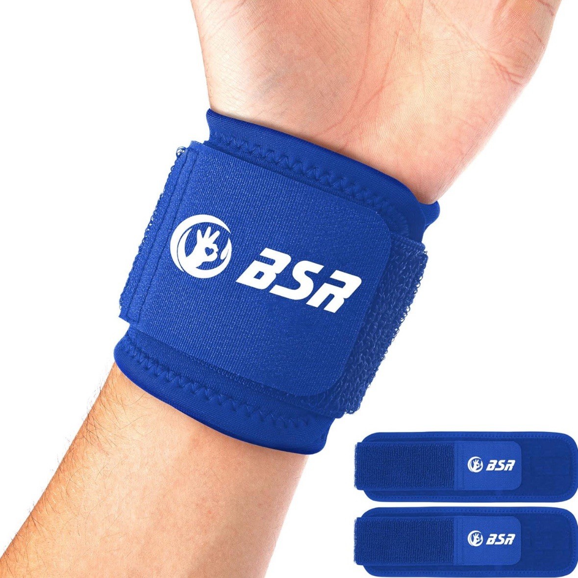 New set of two black BSR Wrist Braces
