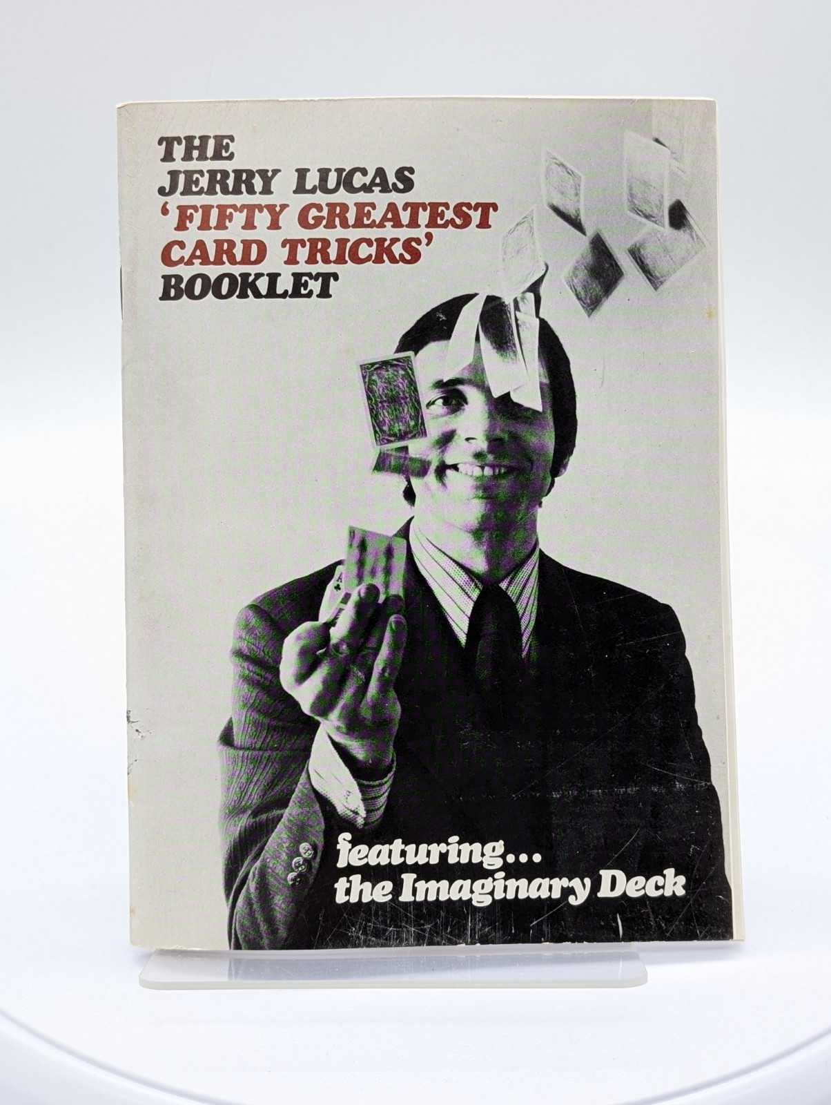 Jerry Lucas Fifty Greatest Card Tricks Booklet The Imaginary Deck Vintage Magic