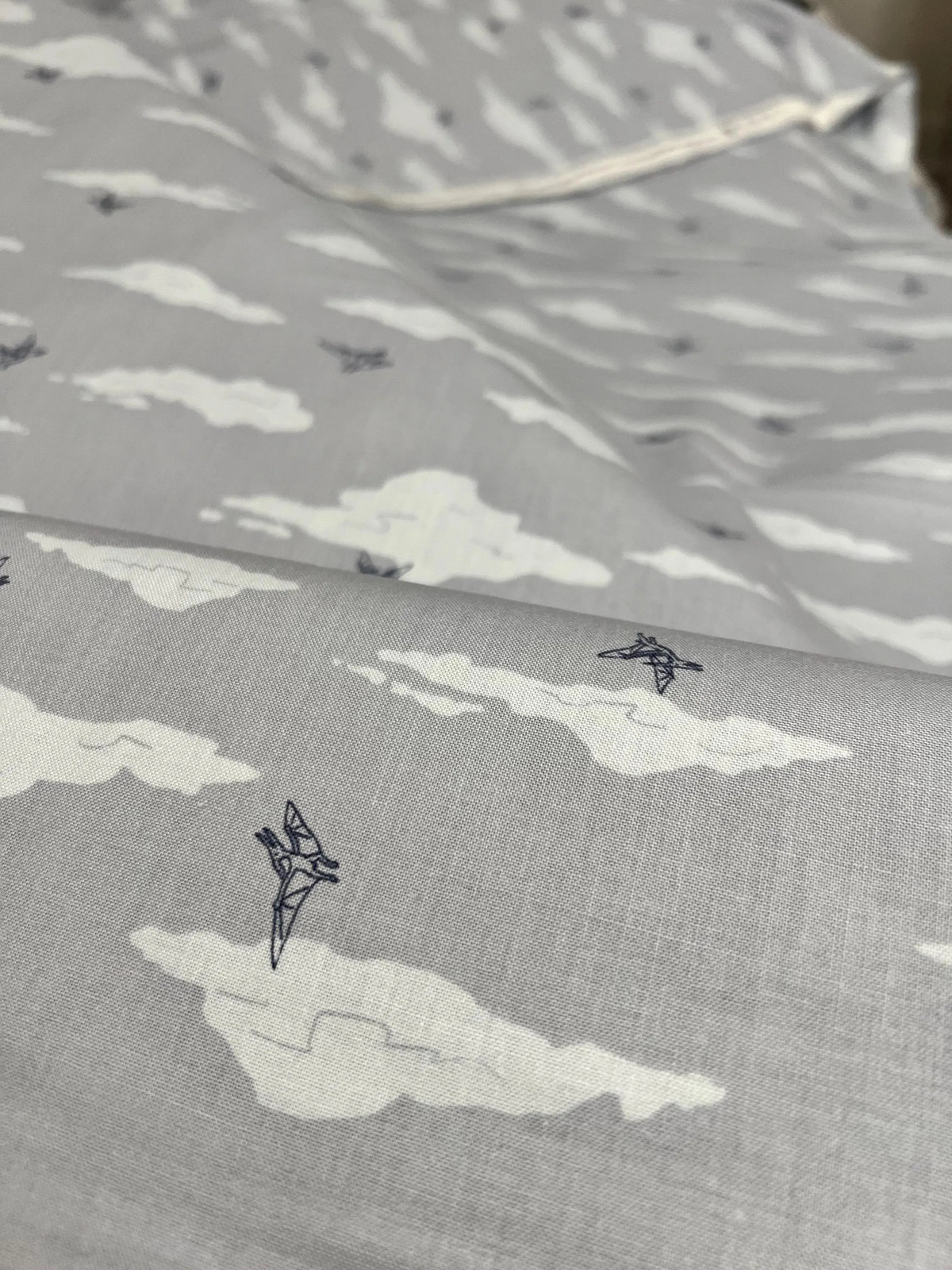Cretaceous Pterodactyl Clouds Dusk Riley Blake Designs Sold by the yard only!