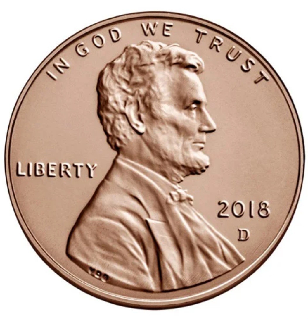 2018  D   Lincoln Shield Cent - GEM BU From Loomis Roll