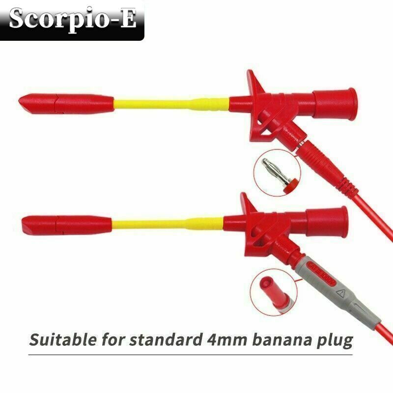 2PCS Insulation Wire Piercing Probe Heavy Duty Quick Piercing for Electrical