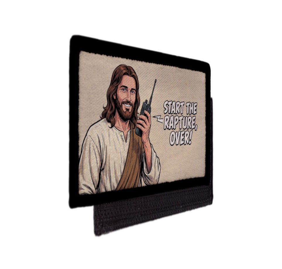 Let's Get this Daily Bread Gangsta Jesus Christ Patch Tactical Hook Morale [sub]